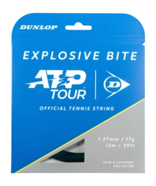 Tennissnaar Dunlop Explosive Bite 17G Black 1.27mm/12m 2026