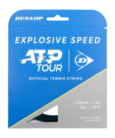 Tennissnaar Dunlop Explosive Speed 17G Black 1.25mm/12m 2026