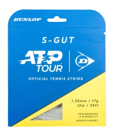 Tennissnaar Dunlop S-Gut 17G White 1.25mm/12m 2026