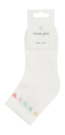 Tennissok Vieux Jeu Women 023 Mel Mid Socks Multi Color