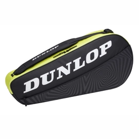 Tennistasche Dunlop SX Club 3 Racket Black Yellow'22