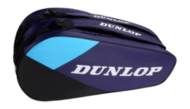 Tennistas Dunlop FX Club 10 Racket Bag Violet/Black/Cyan
