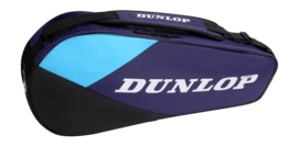 Tennistas Dunlop FX Club 3 Racket Bag Violet/Black/Cyan