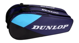 Tennistas Dunlop FX Club 6 Racket Bag Violet/Black/Cyan
