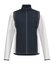 Tennisvest HEAD Kids Club 25 Jacket Navy/White
