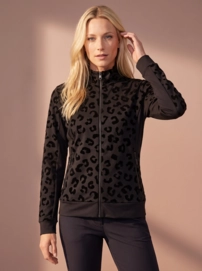 Tennisvest Sjeng Sports Women Rita Black Licht getailleerd