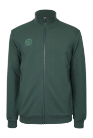 Tennisvest The Indian Maharadja Men Cotton Track Jacket Hunter Green Comfortabele fit