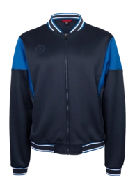 Tennisvest The Indian Maharadja Men Pique Bomber Jacket Night Blue Dry Touch