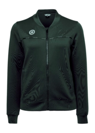 Tennisvest The Indian Maharadja Women Track Jacket Green Sportieve pasvorm