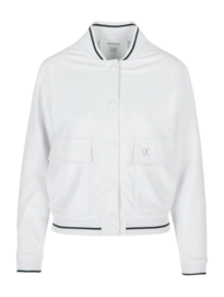 Tennisvest Vieux Jeu Women Morgane Jacket White/Green