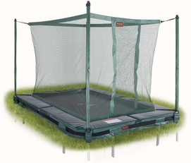 Trampoline Avyna Pro-Line Inground+Safety Net 300 x 225 Groen
