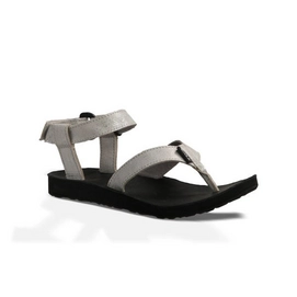 Teva Women Original Sandal Leather Metallic Zilver
