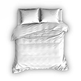 Parure de Lit Italian Home Azria Blanc Coton