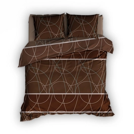 Parure de Lit Satin D'or Libretto Marron Clair Satin