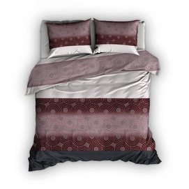 Dekbedovertrek Satin D'or Techno Bordo Satijn