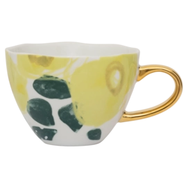 Thee- en Koffiekop Urban Nature Culture Good Morning Cappuccino/Tea Floral Art Limelight 350 ml