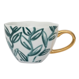 Thee- en Koffiekop Urban Nature Culture Good Morning Cappuccino/Tea Leaves Aqua 350 ml