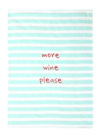 Theedoek ASA Selection Kitchen Textiles More Wine Please - 50 x 70 cm