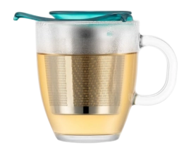 Theeglas Bodum Yoyo Met Filter Groen 350 ml