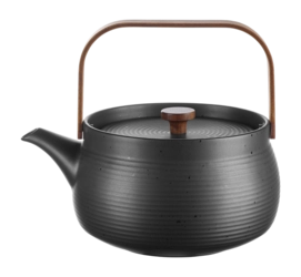Theepot ASA Selection Japandi With Wooden Handle Black 1,5 L