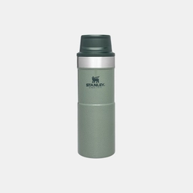 Thermosbeker Stanley The Trigger Action Travel Mug Hammertone Green 0,35L