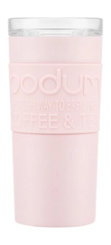 Thermosbeker Bodum Travel Mug Vacuüm Gepoedercoat RVS Strawberry 350 ml