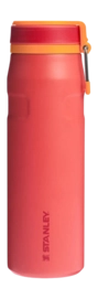 Thermosfles Stanley The IceFlow Twist Flip Hot Coral 0,47L