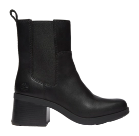 Timberland Women Bellevaux Mid Chelsea Boot Black Full Grain