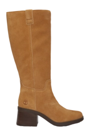 Timberland Women Bellevaux Tall Zip Up Boot Medium Brown Suede