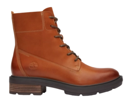 Timberland Women Brimfield Mid Lace Up Boot Medium Brown Full Grain