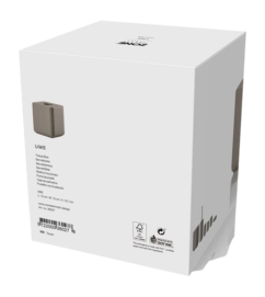 Tissuebox Zone Denmark Ume Brown 13 x 13 x 15,1 cm | Stijlvol in Huis
