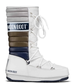 Moon Boot Schneestiefel  Gesteppt Weiß Navy Bronze