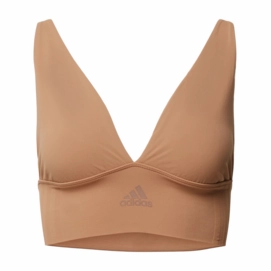 Brassière de Sport Adidas Femme Longline Bra Toasted Almond