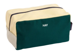 Toilettas HAY Multi Wash Bag Medium Dark Green Multi