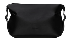 Kulturbeutel RAINS Hilo Wash Bag Unisex Black Grain