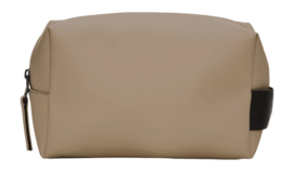 Toilettas RAINS Unisex Wash Bag Small Beige