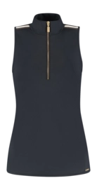 Top Deblon Women Rosy Sleeveless Black Cacao Pearl