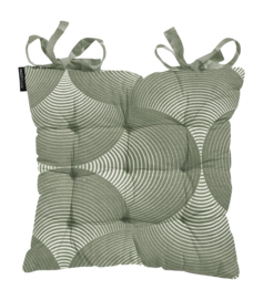 Coussin Toscane Madison Napels Rondo Kaki Revêtement Déperlant (46x 46 cm)