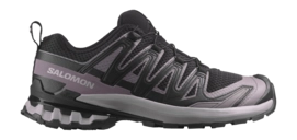 Trailrunning schoen Salomon Women XA Pro 3D V9 Black / Gull / Excalibur All Terrain Contagrip