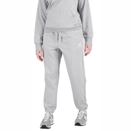 Tracksuit Bottoms New Balance Women Essentials Stacked Logo French Terry Sweatpant Athletic Grey