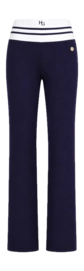 Trainingsbroek House of Gravity Women Gravity Performance Chino Deep Blue X White Rib
