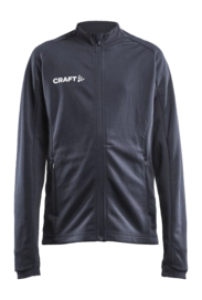 Trainingsjack Craft Junior Evolve Full Zip Asphalt