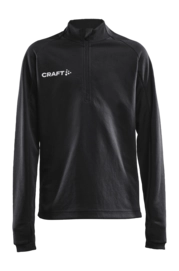 Trainingsjack Craft Junior Evolve Halfzip Black