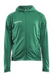 Trainingsjack Craft Junior Evolve Hood Jacket Team Green