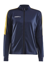 Trainingsjack Craft Women Progress Jacket Navy/Sweden Yellow