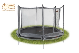Trampoline Avyna Pro-Line Inground+Safety Net 305 Grijs