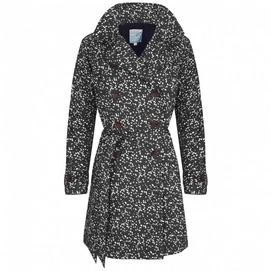 Regenjacke Happy Rainy Days Trenchcoat Belle Schwarz/Weiß