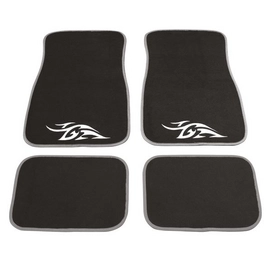 Mattenset Carpoint Uni Tribal Grijs (4-delig)