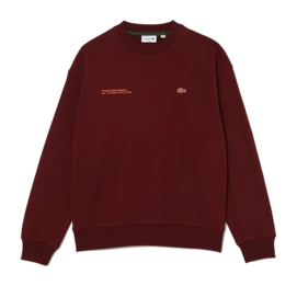 Sweatshirt Lacoste SH0089 Bordeaux Herren