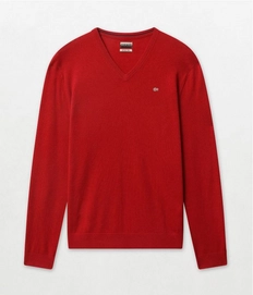 Trui Napapijri Men Damavand V-Neck Red Scarlet